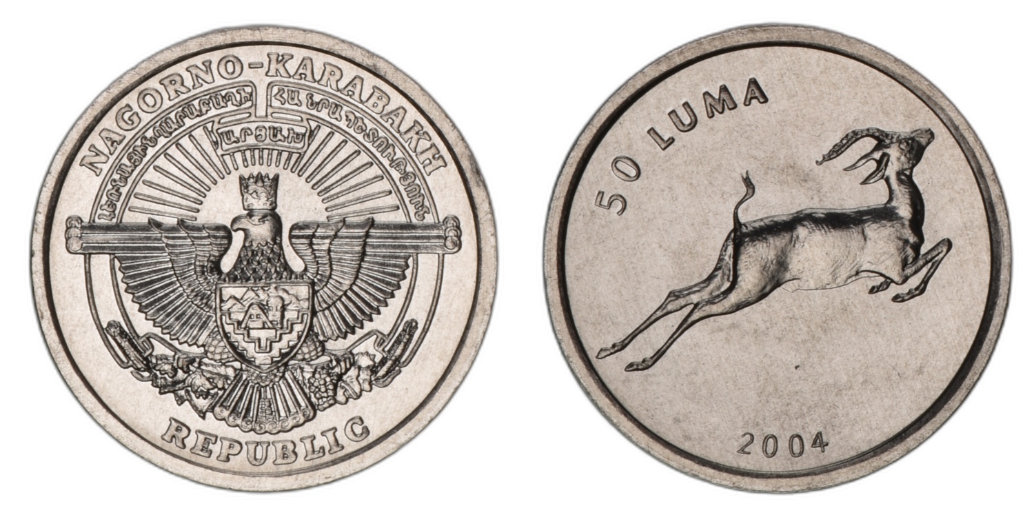 Nagorno-Karabakh - 2004 - 50 luma - Goitered Gazelle