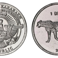 Nagorno-Karabakh - 2013 - 1 dram - Caucasian Leopard.jpg