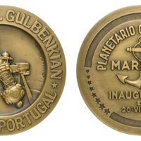 inv184 ANRO-1584 Inauguration of the Calouste Gulbenkian Planetarium Medal, 1965.jpg