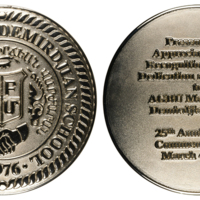 inv222 ANRO-1796 AGBU Manoogian-Demirdjian School 25th Anniversary Commemorative Medal, 2001.jpg