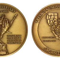 ANRO-1718 45th Anniversary of Fresno Numismatic Society Medal, 1991.jpg