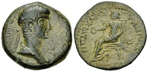 City Issue of Cilicia - Elaeusa-Sebaste - AE 8 chalkoi - Σ or Z (to r.) / E in right field