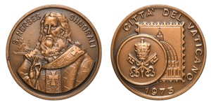 ANRO-1762 Vatican Medal Honoring Saint Nerses Shnorhali, 1973.jpg